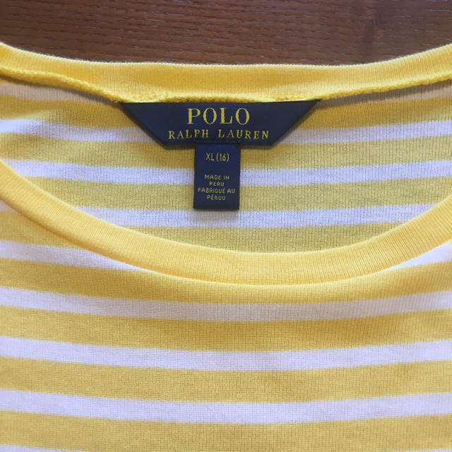 POLO RALPH LAUREN(ポロラルフローレン)のラルフローレン Tシャツ イエロー 黄色 レディースのトップス(Tシャツ(半袖/袖なし))の商品写真