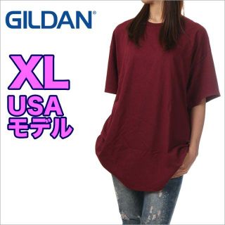 ギルタン(GILDAN)の【新品】ギルダン Tシャツ XL マルーン USAモデル 大きいサイズ(Tシャツ(半袖/袖なし))