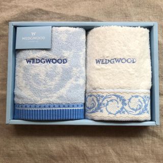 ウェッジウッド(WEDGWOOD)のウェッジウッド ウォッシュタオル ２枚セット 新品(ハンカチ)