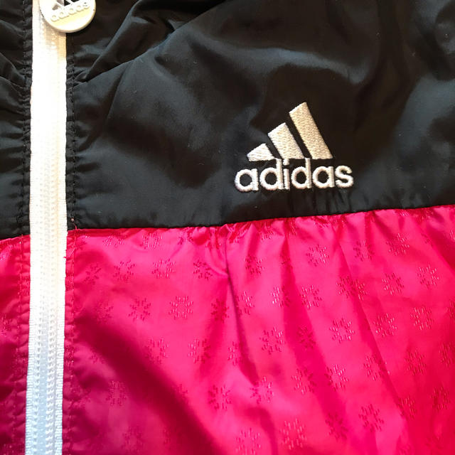 adidas(アディダス)の【送料込み】アディダス キッズ ウィンドブレーカージャケット 双子コーデ キッズ/ベビー/マタニティのキッズ服女の子用(90cm~)(ジャケット/上着)の商品写真