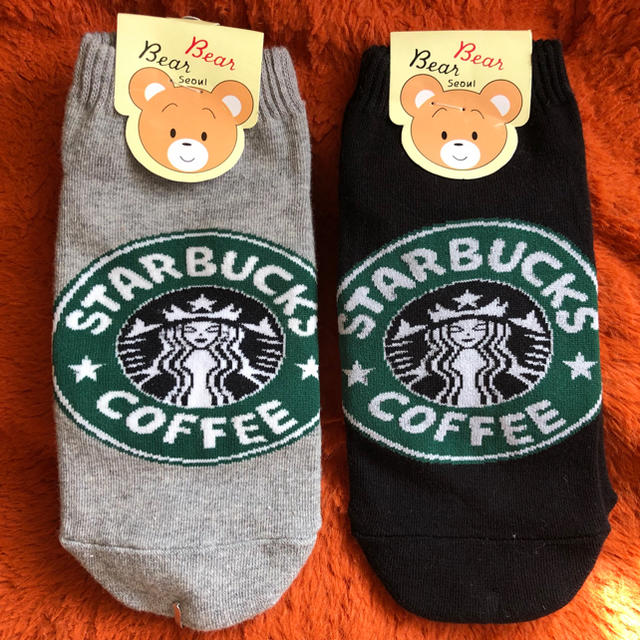 Starbucks Coffee(スターバックスコーヒー)のスターバックスデザイン靴下 レディースのレッグウェア(ソックス)の商品写真