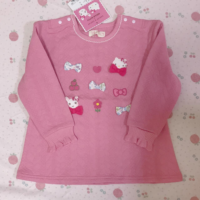 coeur a coeur(クーラクール)のクーラクール キティ 110 キッズ/ベビー/マタニティのキッズ服女の子用(90cm~)(Tシャツ/カットソー)の商品写真