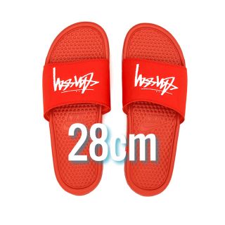 ナイキ(NIKE)のSTUSSY×NIKE SLIDE SANDALS ナイキ べナッシ (サンダル)