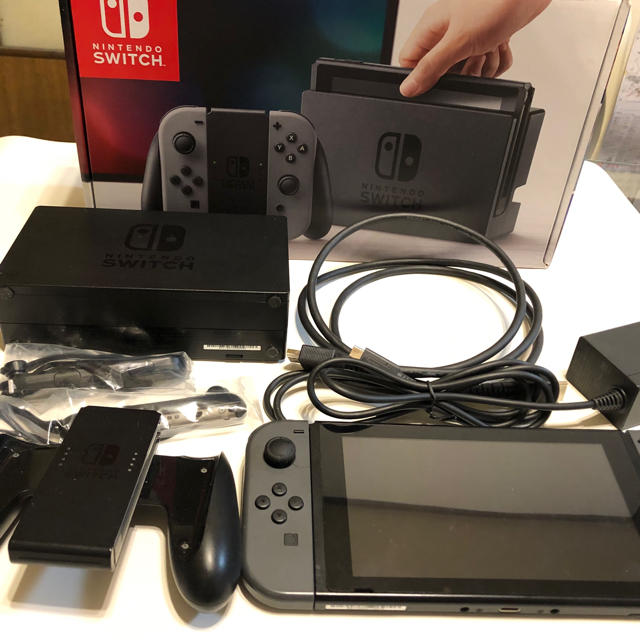 Nintendo Switch JOY-CON グレー 本体  HAC-S-KA