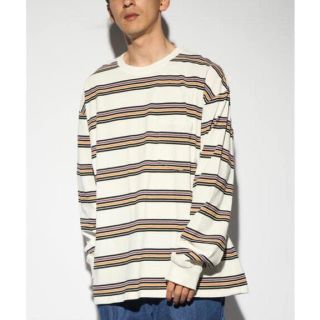 UNUSED - UNUSED BORDER LS T-SHIRT ロンT サイズ3の通販 by