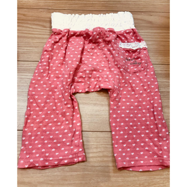 coeur a coeur(クーラクール)のクーラクール  ピンクハートドットパンツ キッズ/ベビー/マタニティのキッズ服女の子用(90cm~)(パンツ/スパッツ)の商品写真