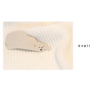 ビュルデサボン(bulle de savon)のkevell しろくまバレッタ(バレッタ/ヘアクリップ)