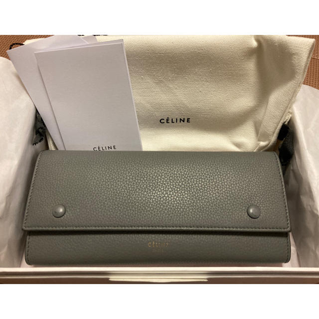 CELINE 長財布 バイカラー