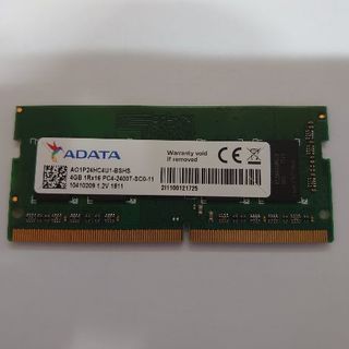DDR4-2400 ノート用メモリ 260pin SO-DIMM 4GB(PCパーツ)