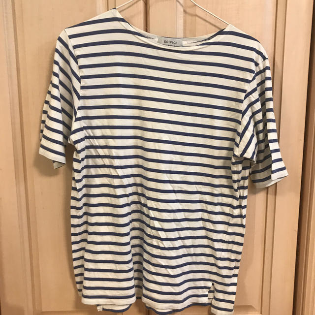 EDIFICE(エディフィス)のEDIFICE ボーダーシャツ メンズのトップス(Tシャツ/カットソー(半袖/袖なし))の商品写真