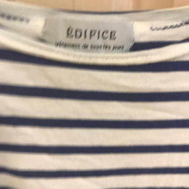 EDIFICE(エディフィス)のEDIFICE ボーダーシャツ メンズのトップス(Tシャツ/カットソー(半袖/袖なし))の商品写真