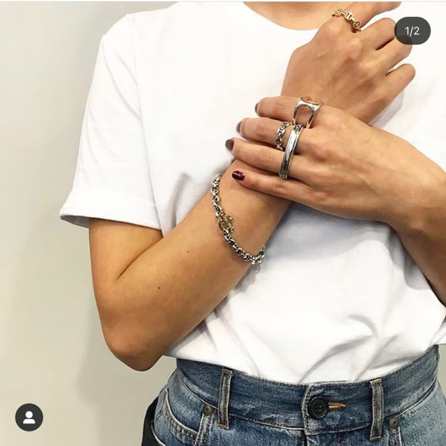 HOORSENBUHS ホーセンブース Double Knuckle Ring With Diamonds ダブルナックルリング ウィズ ダイヤ シルバーリング アクセサリー 指輪 シルバー