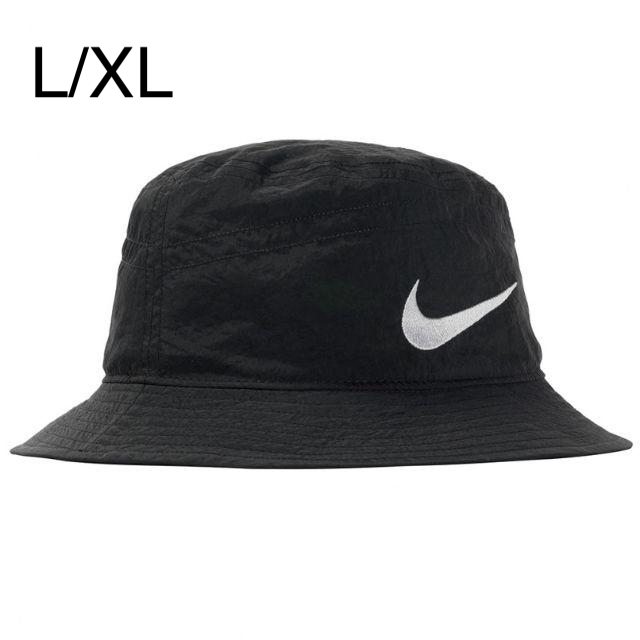 STÜSSY / NIKE BUCKET HAT XLBlackサイズ