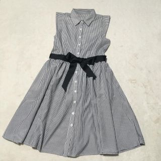 トッコ(tocco)の【トッコクローゼット】爽やか素材の夏用ワンピース(ひざ丈ワンピース)