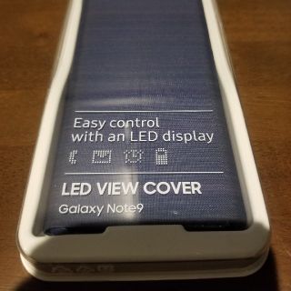 ギャラクシー(Galaxy)のgalaxy note9 led view cover ブルー 青(Androidケース)