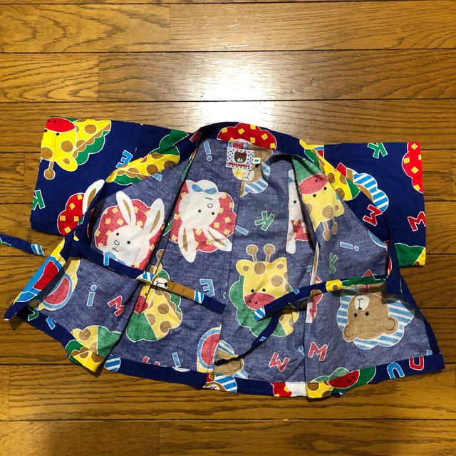 mikihouse(ミキハウス)のキッズ甚平 キッズ/ベビー/マタニティのキッズ服男の子用(90cm~)(甚平/浴衣)の商品写真