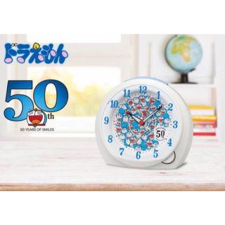 希少【新品未使用】目覚まし時計 ドラえもん 50周年限定モデル 3000個限定(置時計)