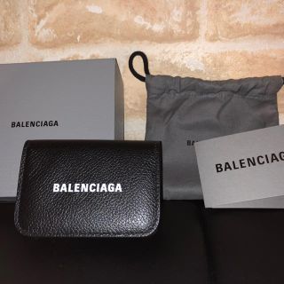 バレンシアガ(Balenciaga)のバレンシアガ　三つ折り ミニ財布 ロゴ (財布)