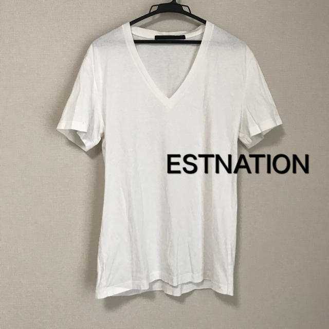 ESTNATION(エストネーション)のエストネーション　ＶネックＴシャツ メンズのトップス(Tシャツ/カットソー(半袖/袖なし))の商品写真