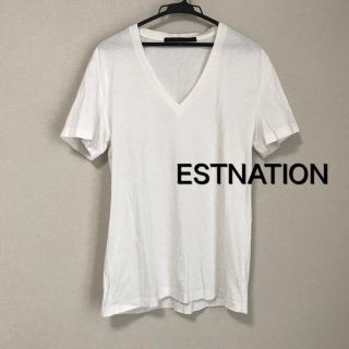 エストネーション(ESTNATION)のエストネーション　ＶネックＴシャツ(Tシャツ/カットソー(半袖/袖なし))