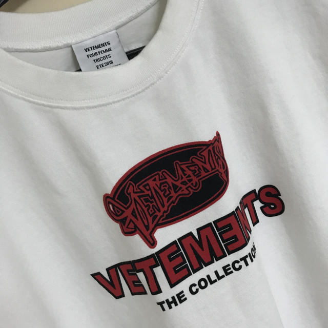 専用！VETEMENTS18SS/オープンサイドオーバーサイズTシャツ/ホワイト