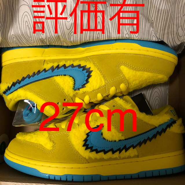 NIKE(ナイキ)の27cm  ダンク low SB グレイトフルデッド　OPTI YELLOW メンズの靴/シューズ(スニーカー)の商品写真