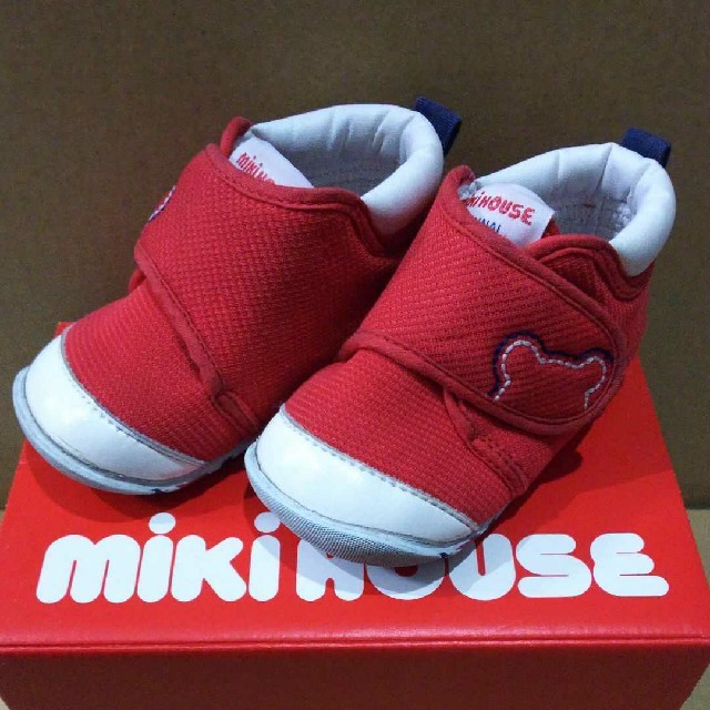 mikihouse(ミキハウス)のミキハウス ファーストシューズ スニーカー 靴 11.5センチ 女の子 キッズ/ベビー/マタニティのベビー靴/シューズ(~14cm)(スニーカー)の商品写真