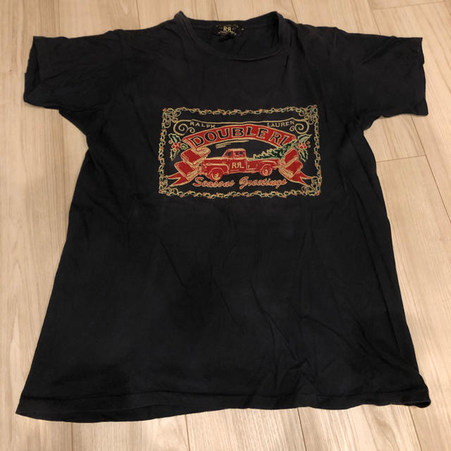 RRL(ダブルアールエル)のＲＲＬ　Ralphラルフローレン　Tシャツ　Lサイズ　激安　ブラック メンズのトップス(Tシャツ/カットソー(半袖/袖なし))の商品写真
