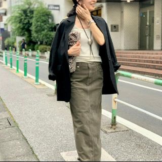 アパルトモンドゥーズィエムクラス(L'Appartement DEUXIEME CLASSE)のUPPER HIGHTS Corduroy Long SK アパルトモンスカート(ロングスカート)