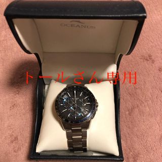 カシオ(CASIO)のトールさん専用　CASIO オシアナス OCW-G1100-1AJF(腕時計(アナログ))