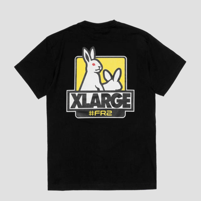 【超希少カラー】FR2 XLARGE コラボ バックプリント Tシャツ デカロゴ