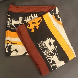 エルメス(Hermes)のお値下げ！エルメスカレ140影絵遊びカシシルカシミアシルク(ストール/パシュミナ)