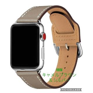 アップルウォッチ(Apple Watch)の【新品】38/40㎜ Apple Watch用 ベルト 本革 レザー(その他)