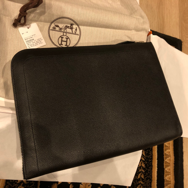 Hermes - 超希少⭐️国内正規品⭐️【エルメス ブラッククラッチバッグ