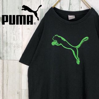 プーマ(PUMA)の【希少デザイン】プーマ ビッグシルエット 刺繍ロゴ デカロゴ プリント Tシャツ(Tシャツ/カットソー(半袖/袖なし))