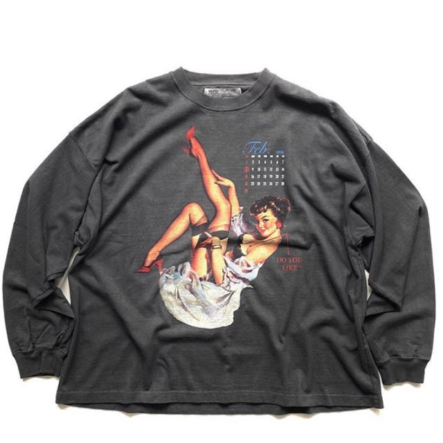 トップス最安値 dairiku Pinup Girl Long Sleeve 黒 M