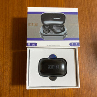 seimina Bluetooth 片耳イヤホン　充電ケース付き　ワイヤレス(ヘッドフォン/イヤフォン)