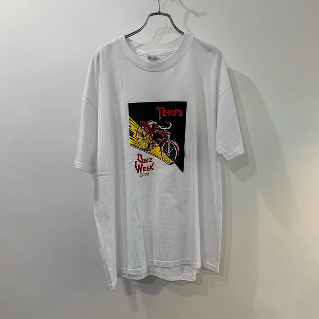 BIKE WEEK 2000 プロモーション　バックプリント　Tシャツ　古着 メンズのトップス(Tシャツ/カットソー(半袖/袖なし))の商品写真