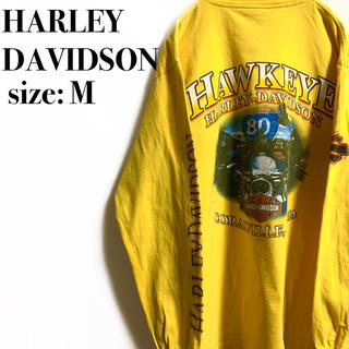 ハーレーダビッドソン(Harley Davidson)のHARLEY DAVIDSON ハーレーダビッドソン バイク アームロゴ(Tシャツ/カットソー(七分/長袖))