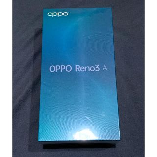 アンドロイド(ANDROID)の☆新品未開封☆OPPO Reno3 A 本体 ブラック SIMフリー(スマートフォン本体)