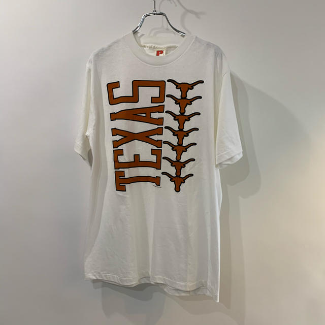 TEXAS プリント　Tシャツ　USA製　オールド　古着 メンズのトップス(Tシャツ/カットソー(半袖/袖なし))の商品写真