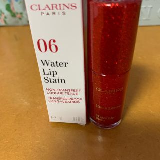 クラランス(CLARINS)のクラランス　ウォーターリップスティン　✴︎06スパークリングレッド(口紅)