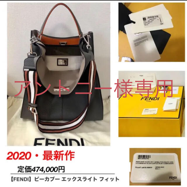 FENDI(フェンディ)の☆2020新作・ピーカブーエックスライトフィット☆正規店購入FENDIフェンディ レディースのバッグ(ハンドバッグ)の商品写真