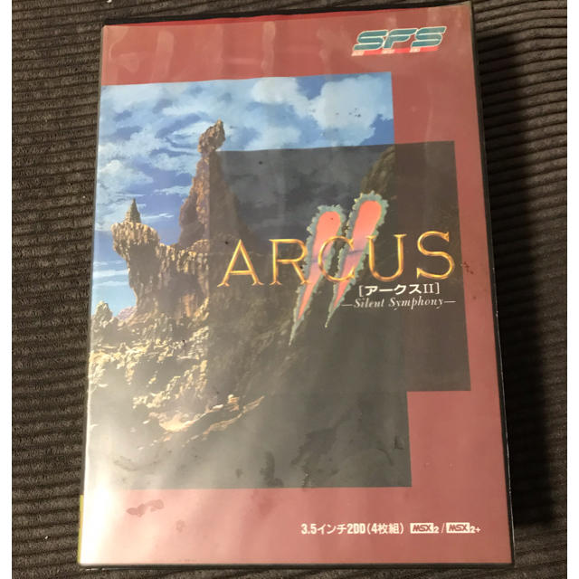 ARCUS2 Silent Sympony msx様ソフト　中古 エンタメ/ホビーのゲームソフト/ゲーム機本体(PCゲームソフト)の商品写真