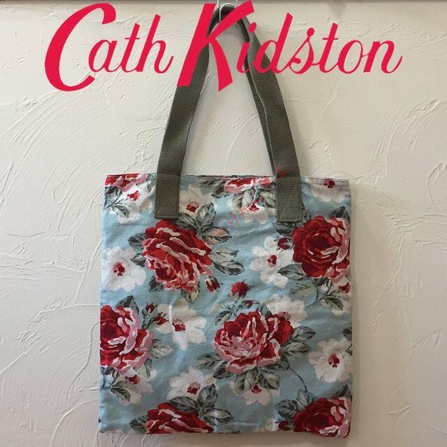 Cath Kidston(キャスキッドソン)の新品 キャスキッドソン ウオッシュドトート ニューローズブルームブルー レディースのバッグ(トートバッグ)の商品写真