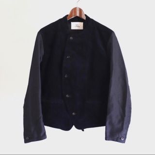 コモリ(COMOLI)のOUTIL VESTE MARLE(ノーカラージャケット)