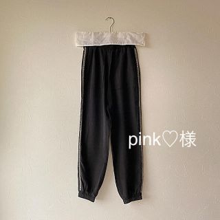 ザラ(ZARA)のZARA ラインストーンサイドバンド付きジョガーパンツ(カジュアルパンツ)