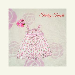 シャーリーテンプル(Shirley Temple)の♡884♡シャーリーテンプル♡いちご＆レース♡サンドレス♪☆♡110cm♡(ワンピース)