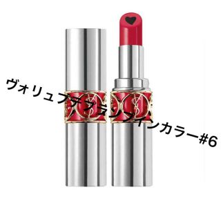 イヴサンローランボーテ(Yves Saint Laurent Beaute)のYSL ヴォリュプテプランプインカラー6 ルナティックレッド(口紅)