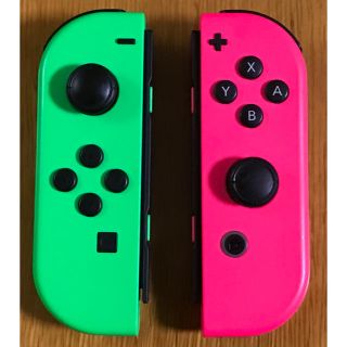 ニンテンドースイッチ(Nintendo Switch)のSwitch ジョイコン スプラトゥーン限定カラー(家庭用ゲーム機本体)